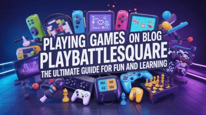 Playing games site playbattlesquare ideal for gaming experts